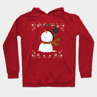 Snowman in the hat Hoodie